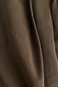 Balloon-Leg Modal Pants