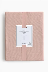 1-Pack Long and Wide Linen-Blend Curtain Panel