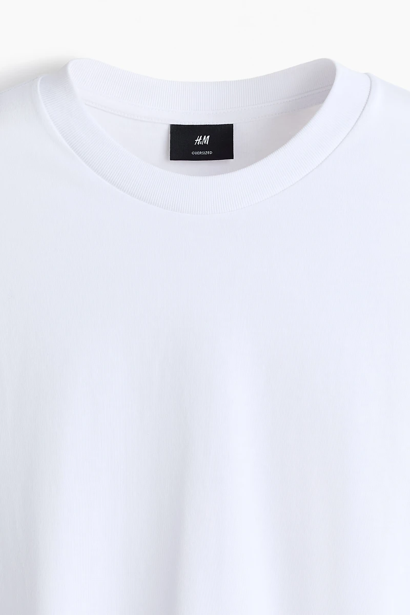 Oversized Long-Sleeved Jersey Shirt