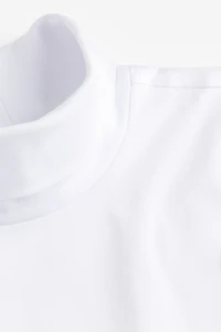 Slim Fit Cotton Turtleneck Shirt