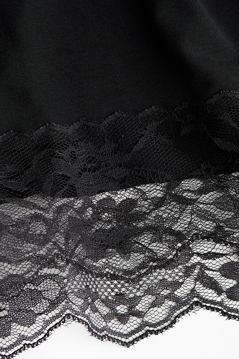 Lace-Trimmed Camisole Top