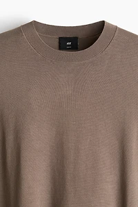 T-shirt près du corps en fin tricot