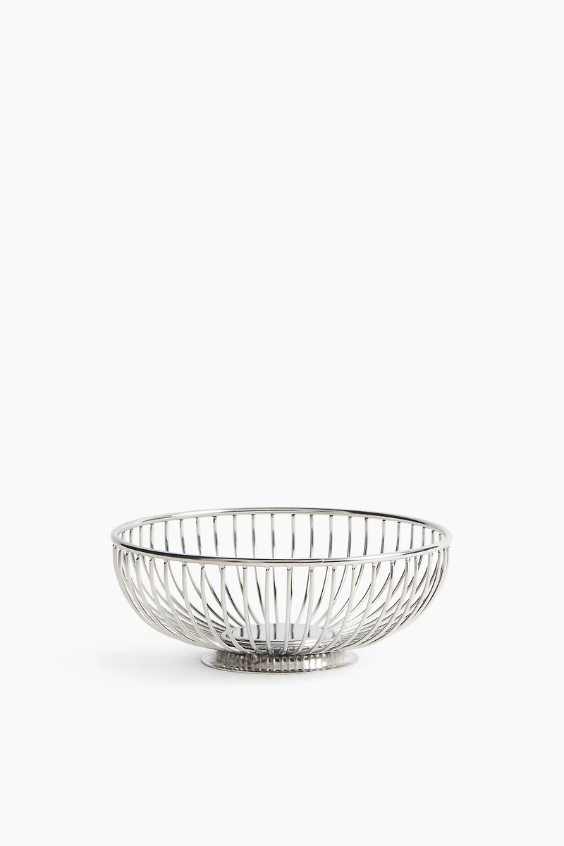 Petite corbeille à pain en inox