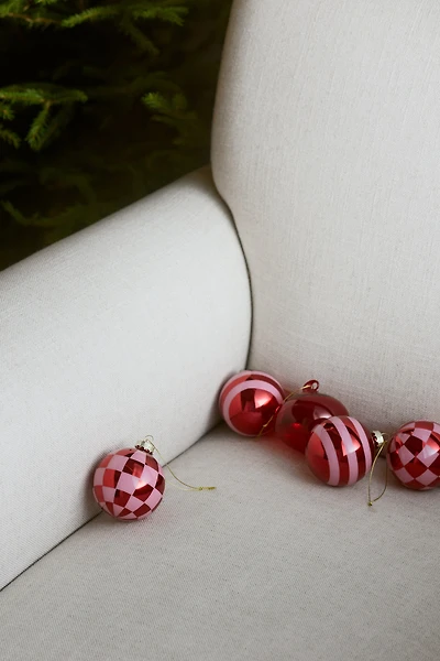 Lot de 2 boules à motif