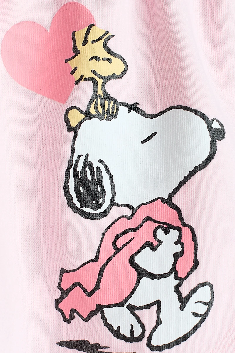 Short en jersey imprimé