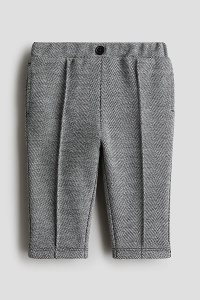 Pantalon habillé en molleton