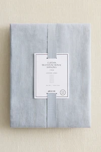 1-Pack Wide Linen-Blend Curtain Panel