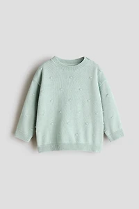 Jacquard-Knit Sweater