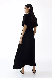 MAMA Nursing Wrap Dress