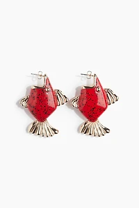 Fish-Shaped Earrings