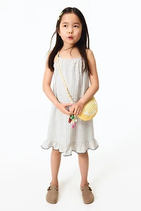 Flounced Strappy Dress