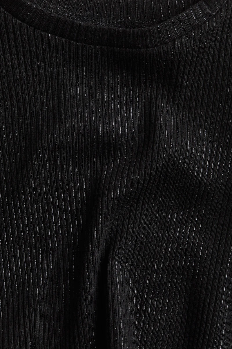 Flared-Sleeve Jersey Top