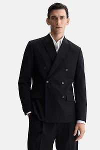 Regular-Fit Double-Breasted Jacket
