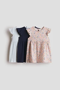 3-Pack Printed Cotton Dresses