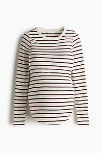 MAMA Haut en jersey côtelé