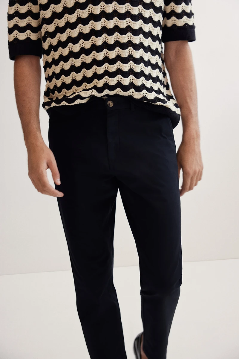 Slim-Fit Cotton Chinos