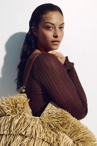 Rib-Knit Beach Dress