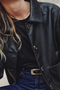 Veste en tissu enduit