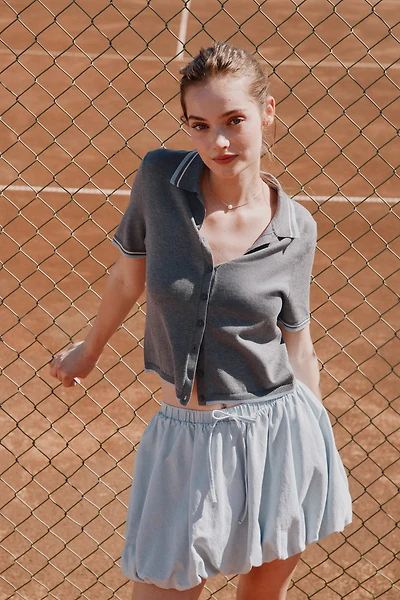 Short-Sleeved Cardigan