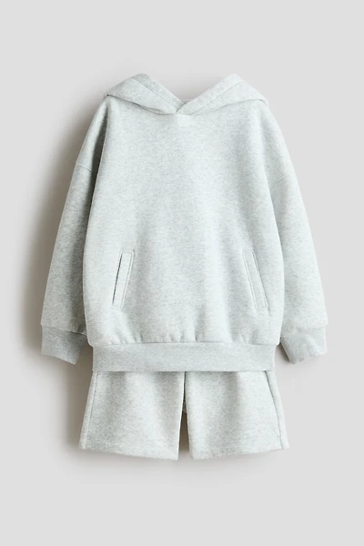 2-Piece Sweatshirt and Sweatshorts Set