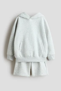 2-Piece Sweatshirt and Sweatshorts Set