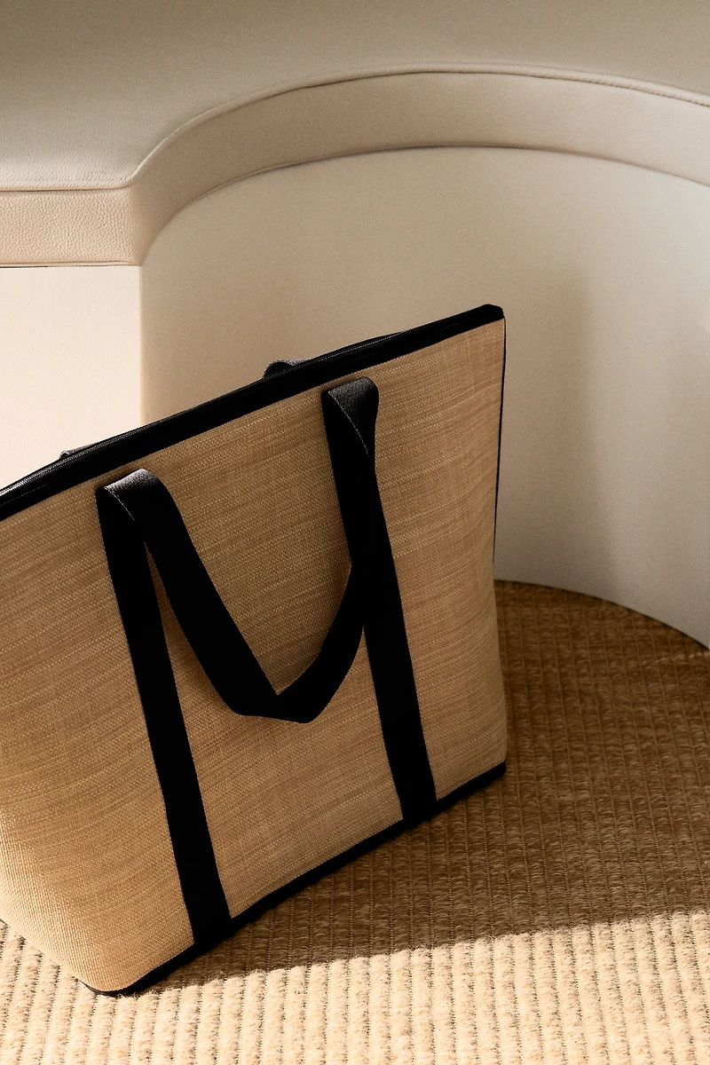 Straw-Look Cooler Bag