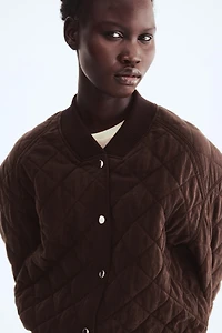 Quilted Bomber Jacket
