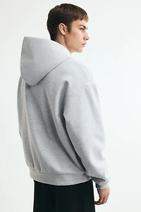 Veste grande taille à capuche fermeture éclair