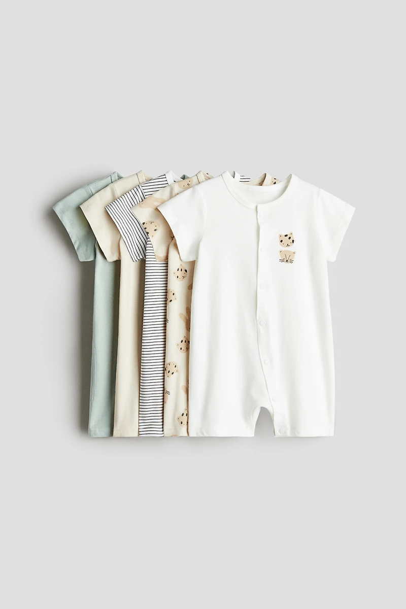 5-pack Cotton Pajama Jumpsuits