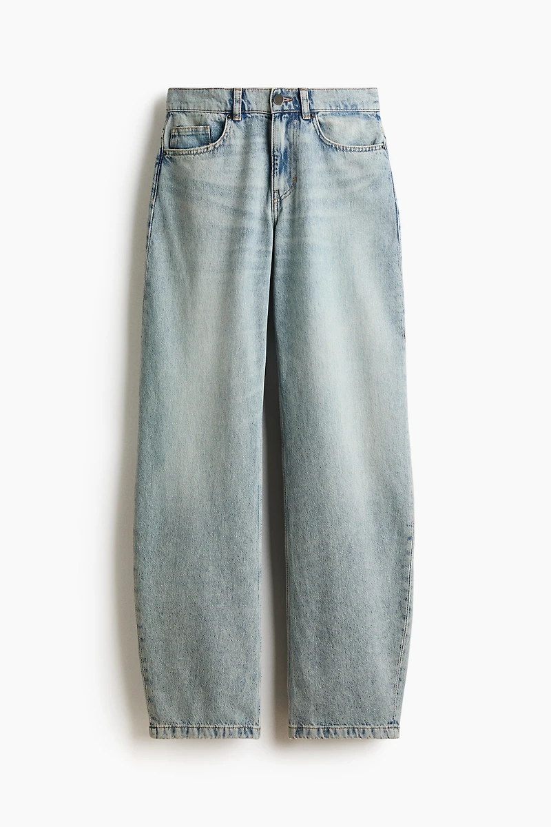 Barrel Regular Waist Jeans