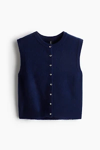 Gilet sans manches en tricot