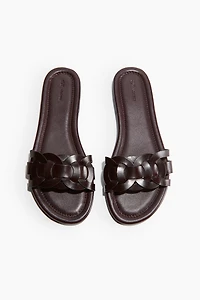 Sandales en cuir