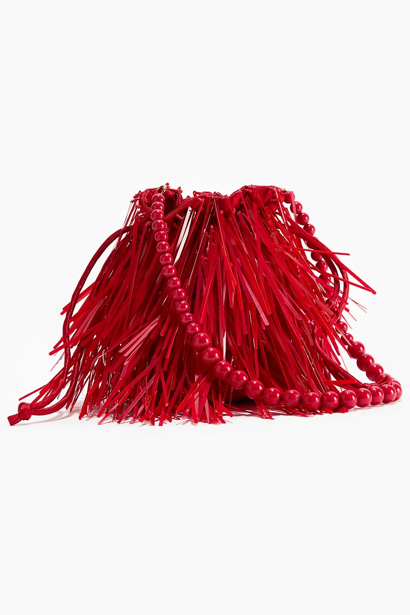Embellished Bucket Bag
