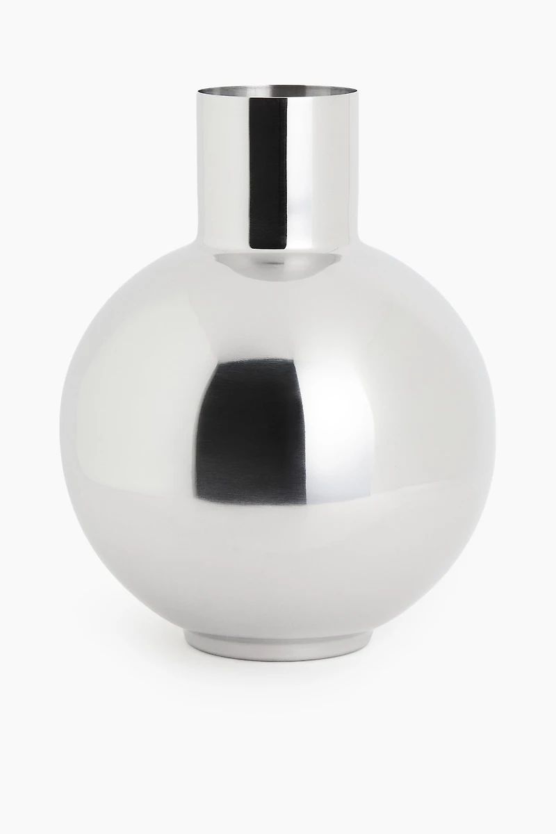 Large Stainless Steel Vase