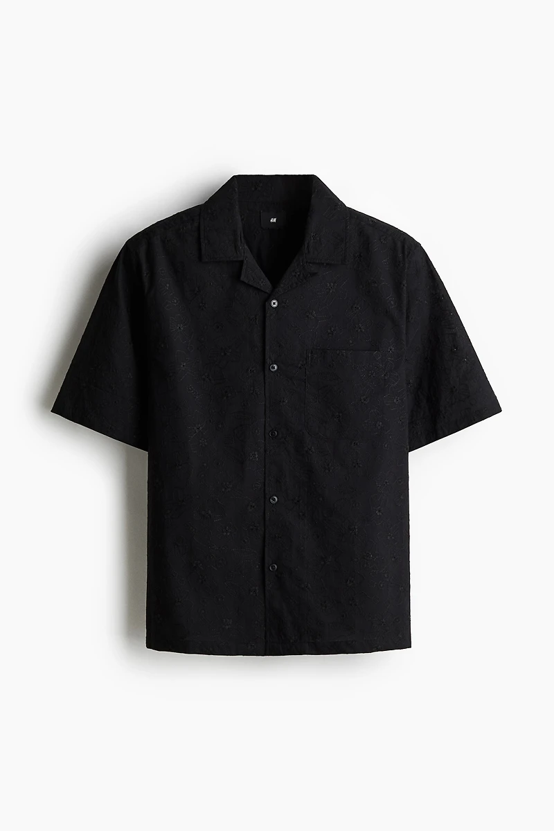 Regular-Fit Embroidered Resort Shirt