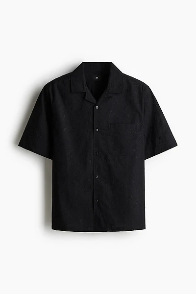 Regular-Fit Embroidered Resort Shirt