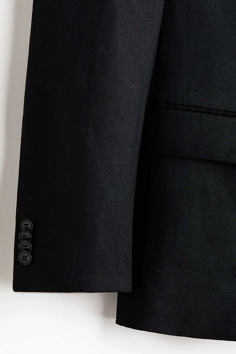 Slim-Fit Linen Jacket