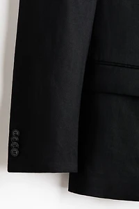 Slim-Fit Linen Jacket