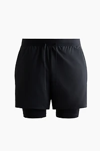 Double-Layered Sports Shorts with DryMove™
