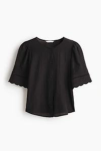 Puff-Sleeved Blouse