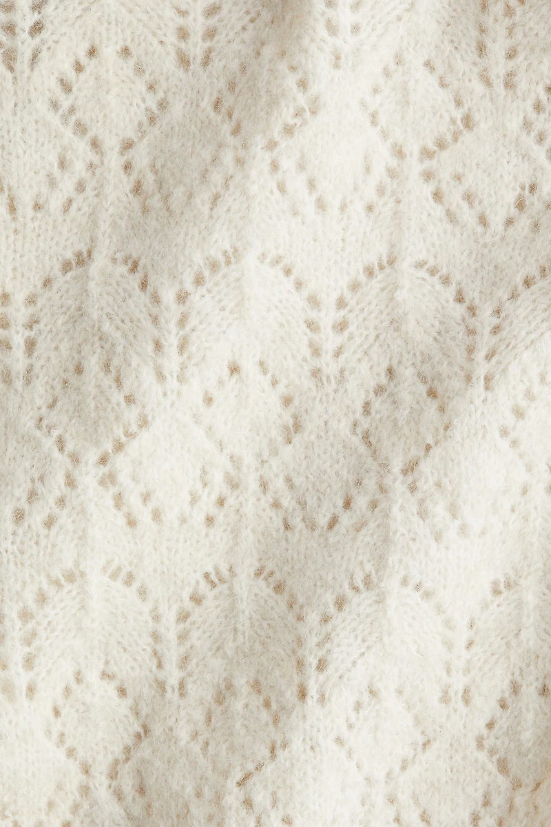 Chandail en tricot pointelle