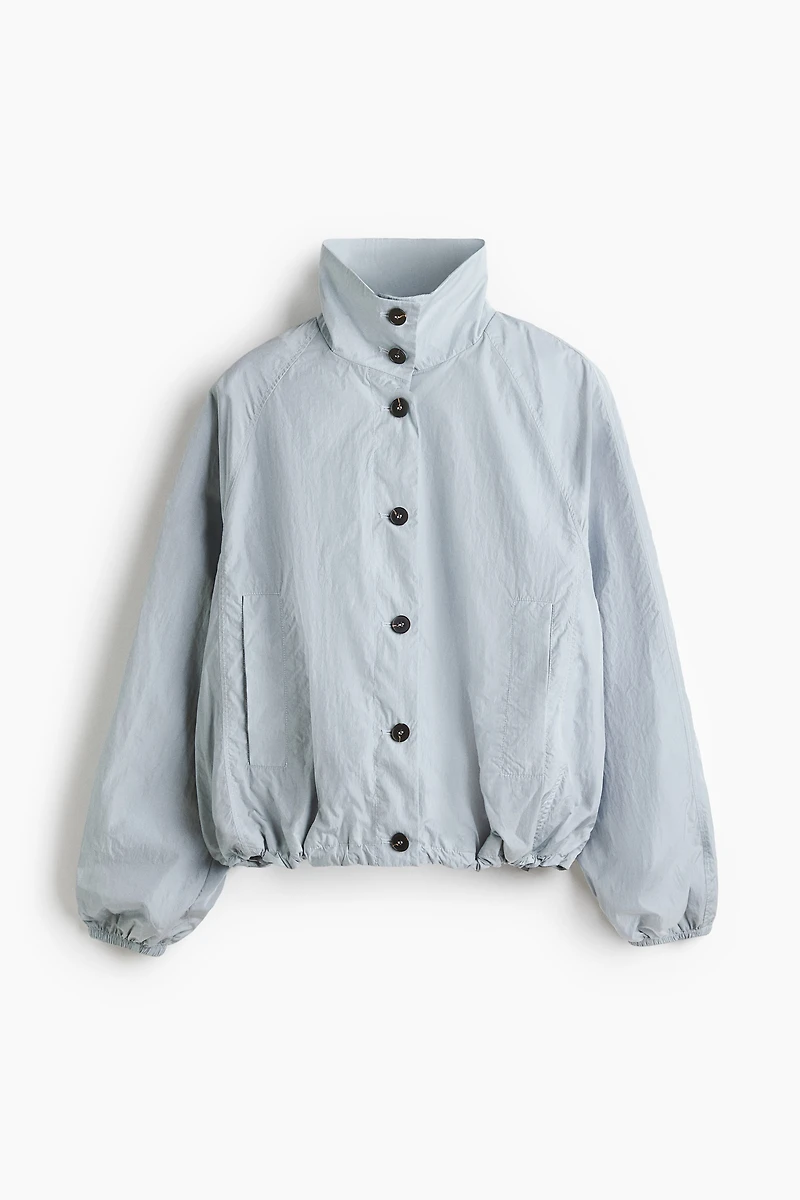 Oversized Bubble-Hem Jacket