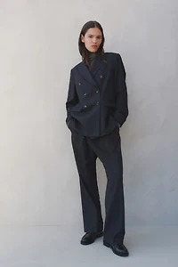 Blazer à fermeture croisée