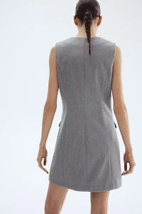 Button-Front Dress