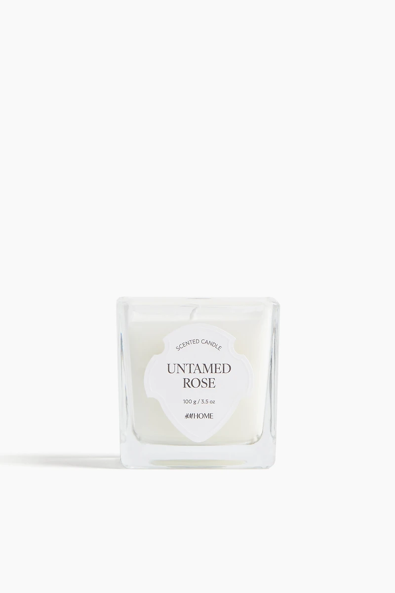 Small Scented Candle Glass Holder