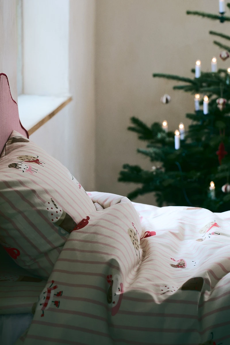 Patterned Twin Duvet Cover Set