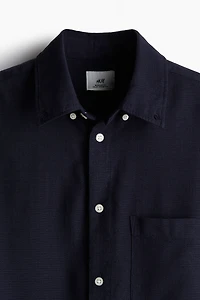 Chemise texturée classique
