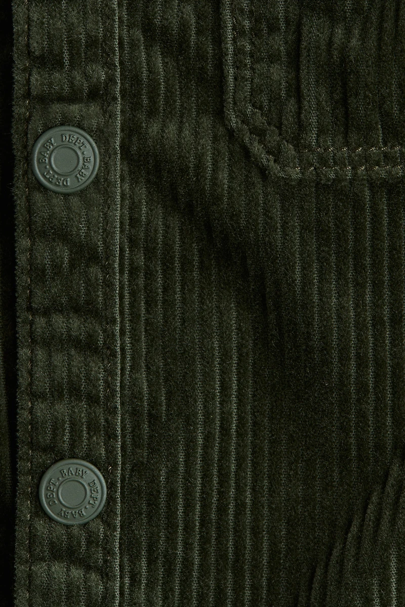 Chemise en velours de coton côtelé