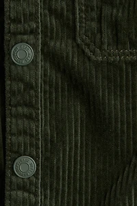 Chemise en velours de coton côtelé