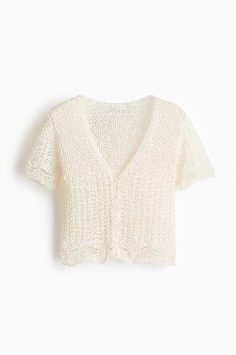 Crochet-Look Beach Top